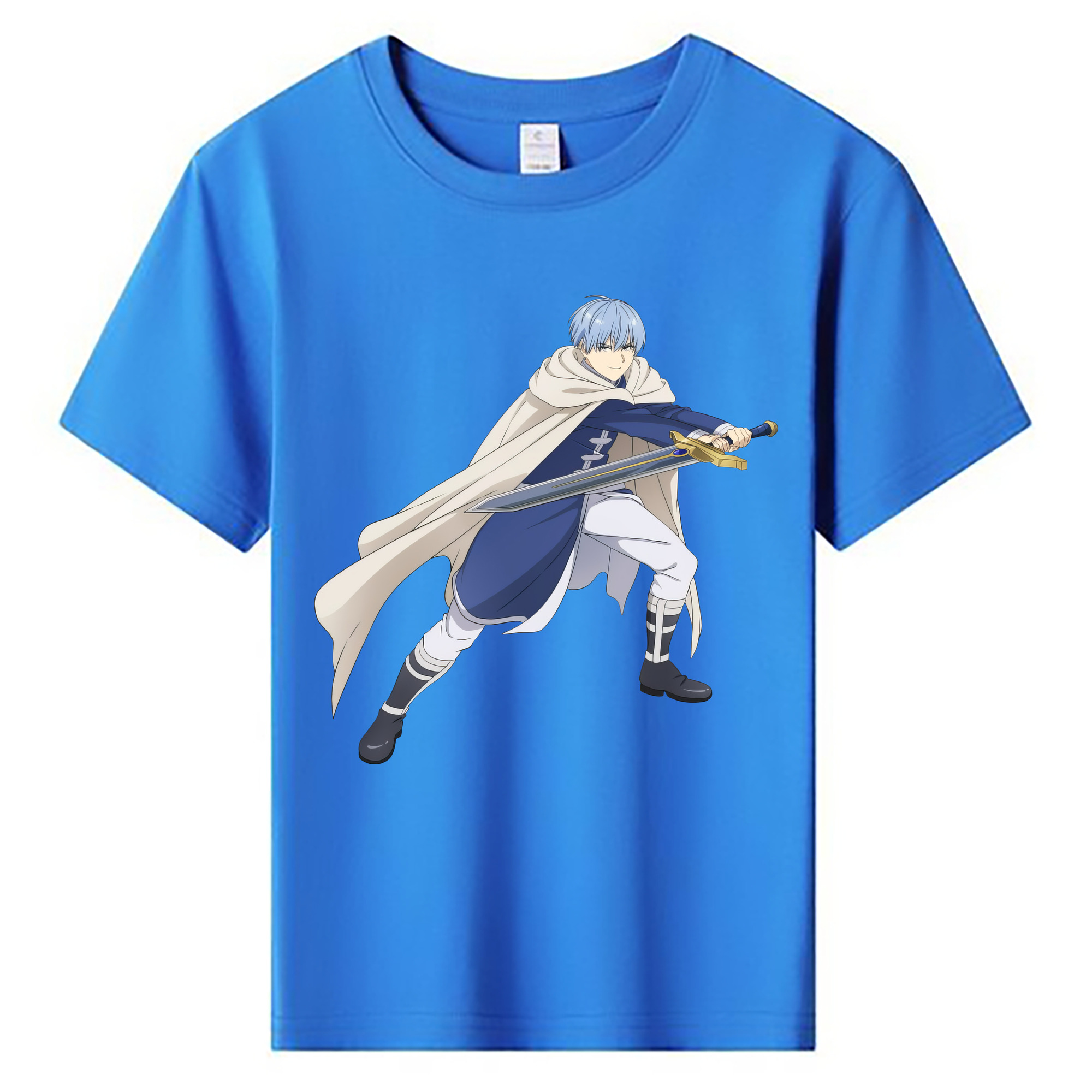 （画像用） 葬送のフリーレン Frieren 綿100％キッズTシャツ（フロントプリント）
